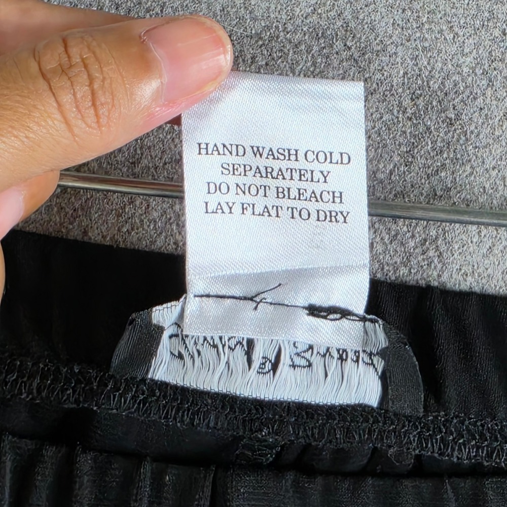 Slinky Brand Pants Womens 1X Black Elastic Waist Straight Leg Stretch 8143-D14 - Picture 4 of 16